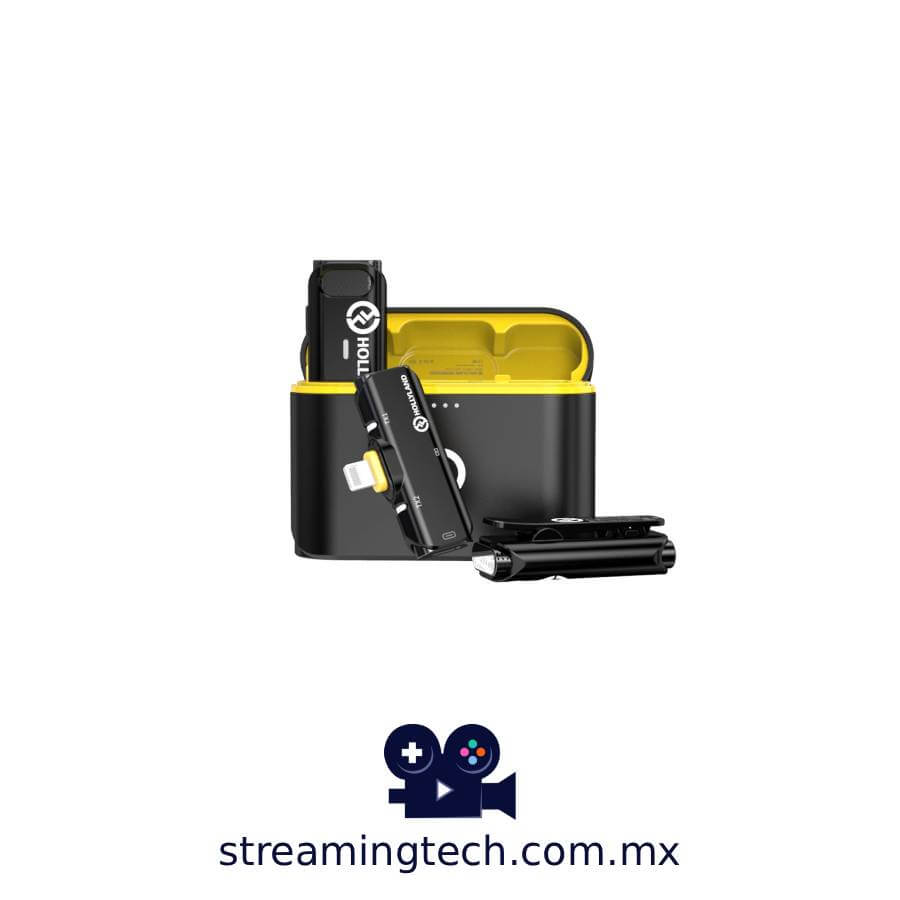 Hollyland-Lark-C1-microfono-lavalier-inalambrico-mexico-streaming-tech