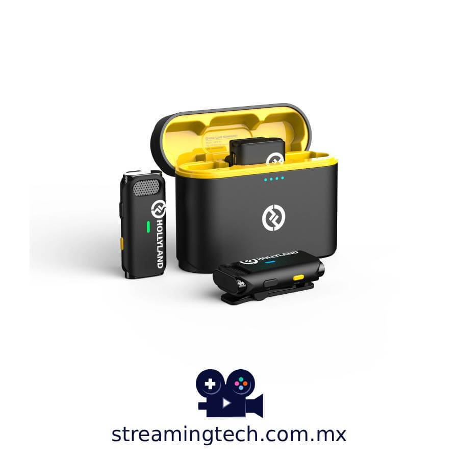Hollyland-Lark-M1-microfono-lavalier-inalambrico-mexico-streaming-tech