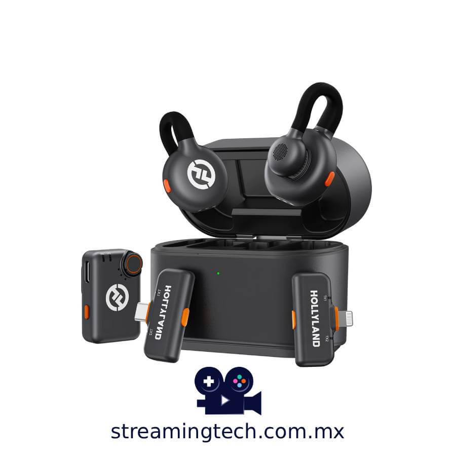 Hollyland-Lark-M2S-microfono-lavalier-inalambrico-mexico-streaming-tech