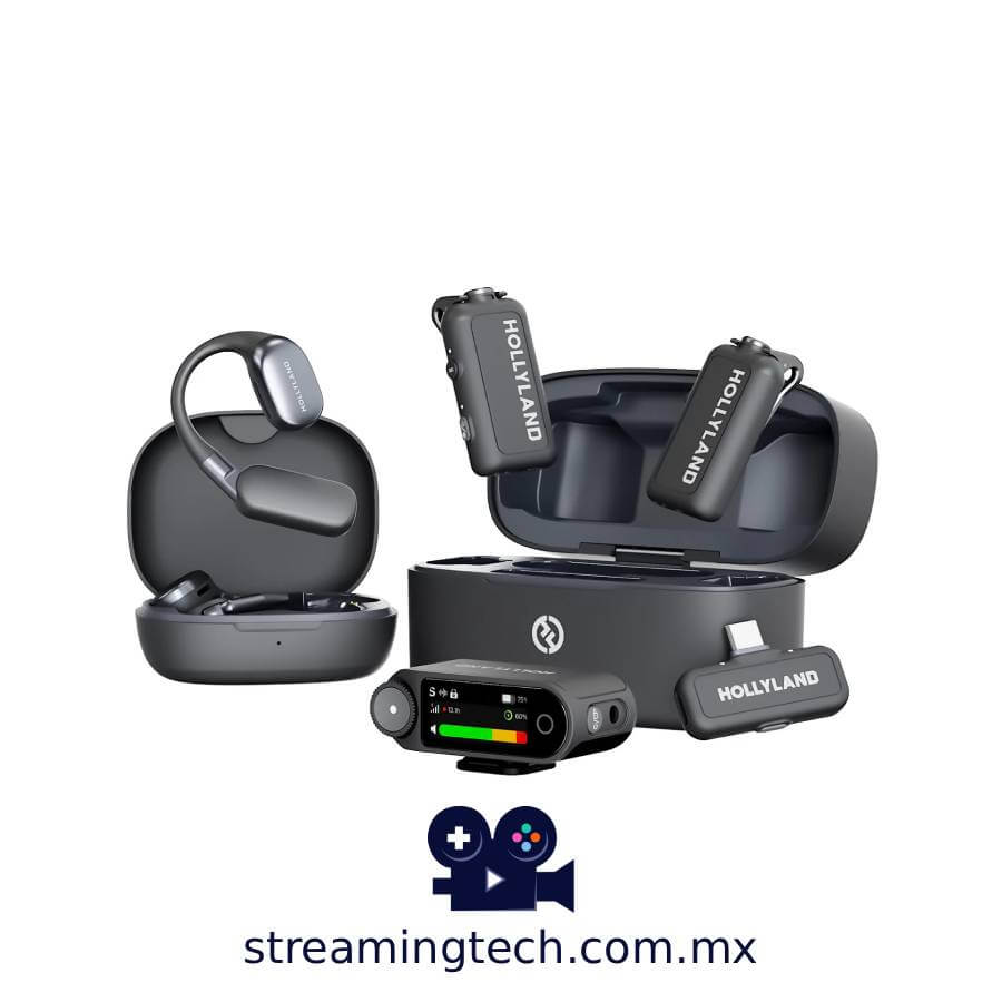 Hollyland-Lark-MAX-2-microfonos-lavalier-inalambrico-mexico-streaming-tech