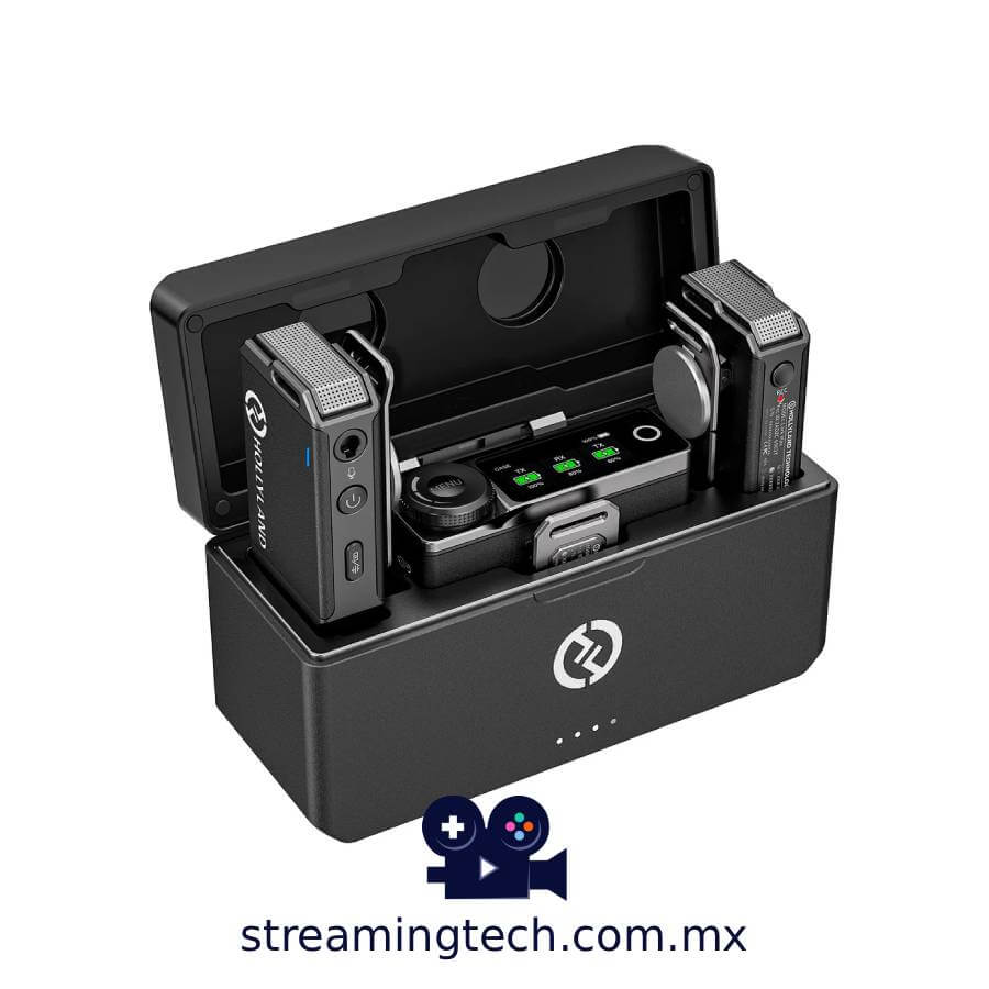 Hollyland-Lark-Max-microfonos-lavalier-inalambrico-mexico-streaming-tech