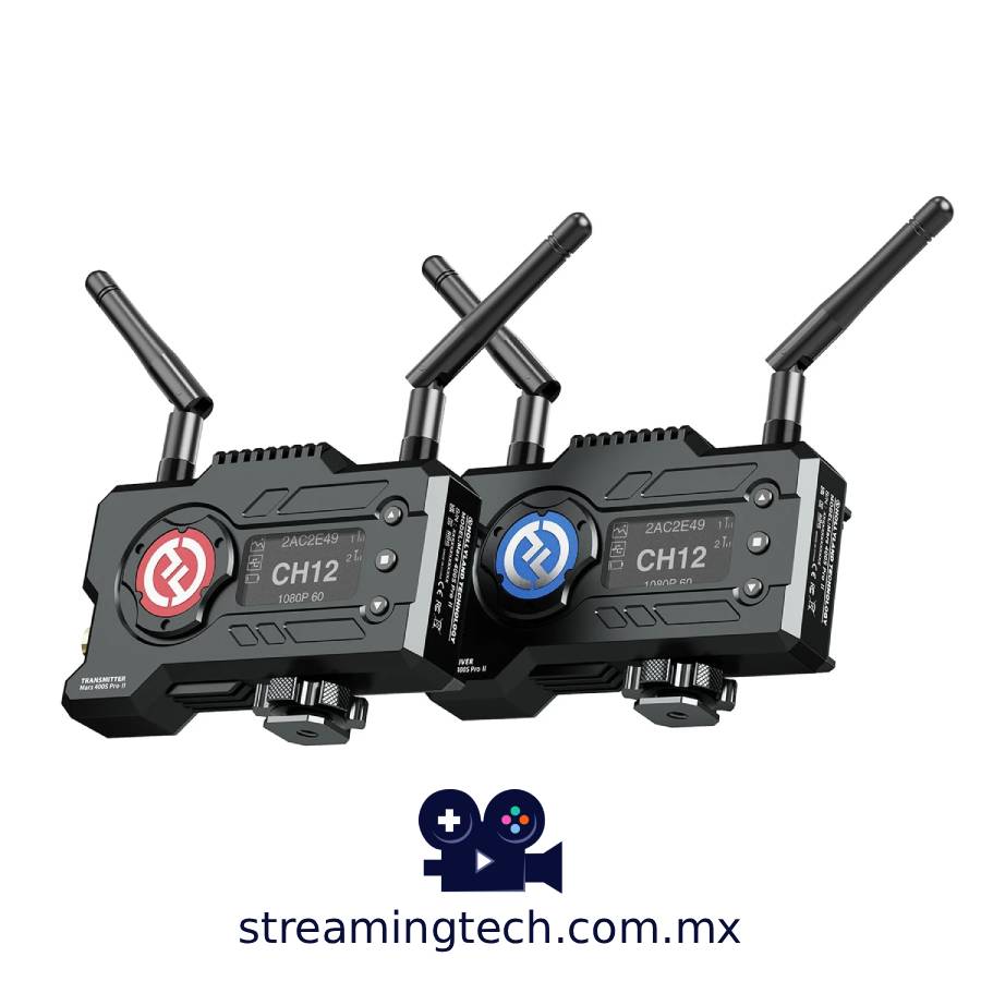 Hollyland-Mars-400S-PRO-II-sistema-de-transmision-mexico-streaminng-tech
