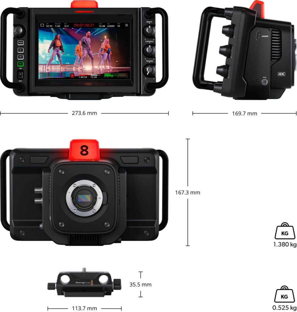 blackmagic-mexico-studio-camera-4k-plus-g2-streaming-tech-especificaciones-fisicas-dimensiones