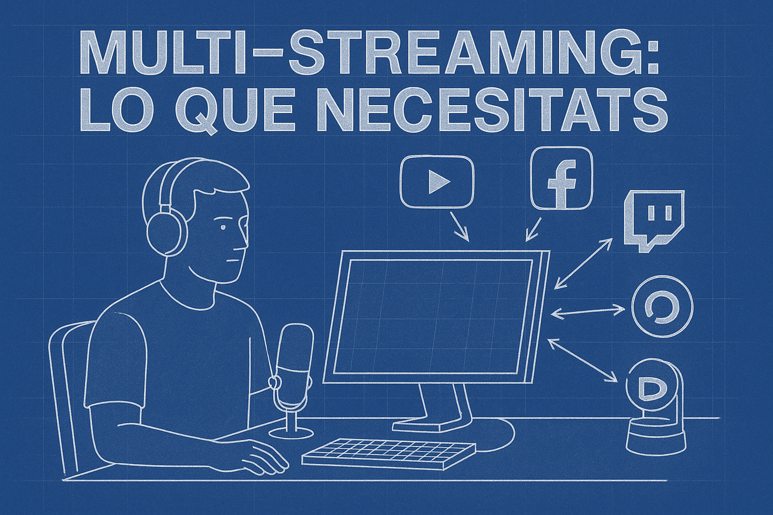 Cómo transmitir en vivo en múltiples plataformas al mismo tiempo
