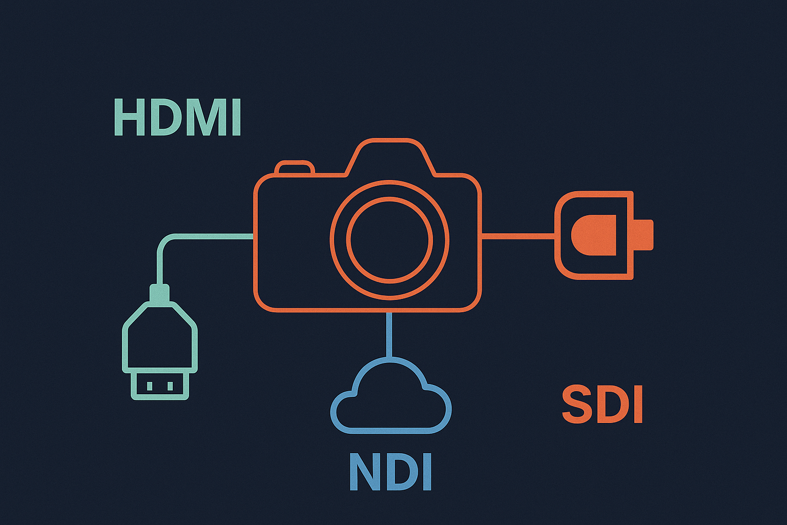 NDI vs HDMI vs SDI: qué conexión te conviene para tu flujo de trabajo